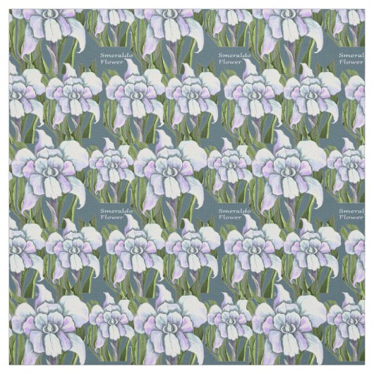Smeraldo Flower Stof (Swatch)