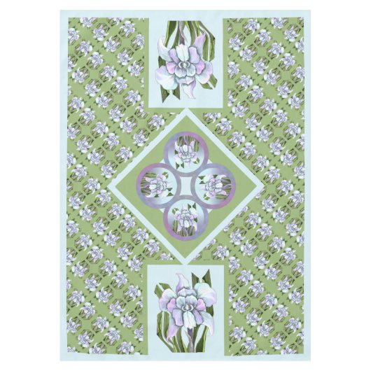 Smeraldo Flower Tafelkleed (Voorkant)