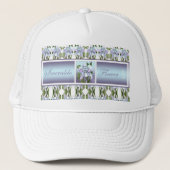 Smeraldo Flower Trucker Hat Trucker Pet (Voorkant)