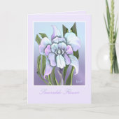 Smeraldo Flower-verjaardagskaart Kaart (Voorkant)