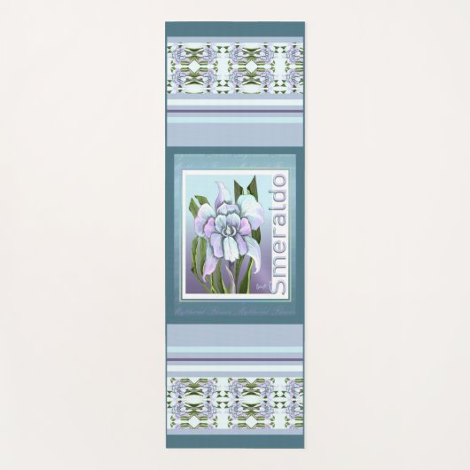 Smeraldo Flower Yoga Mat (Voorkant)