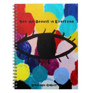 Smeraldo Gallery"Bekijk de schoonheid in iedereen" Notitieboek