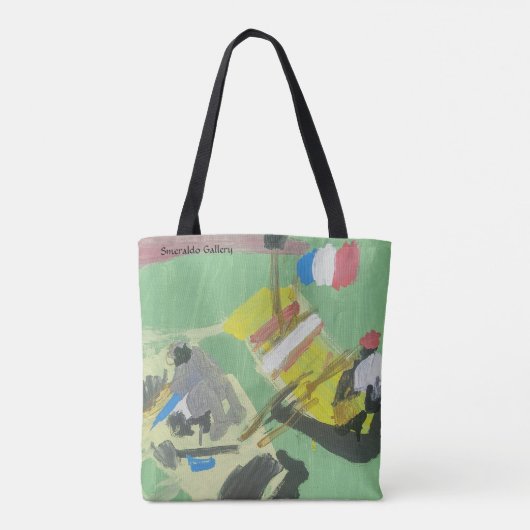 Smeraldo Gallery "Quay on the Barge" Tote Bag (Achterkant)