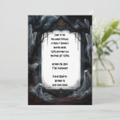 Smerie Night Halloween Party Kaart (Staand voorkant)