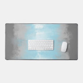 Smerige Glitchy Funky Abstract Demiboy Pride Vlag Bureaumat (Keyboard & Muis)
