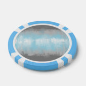 Smerige Glitchy Funky Abstract Demiboy Pride Vlag Poker Chips (Enkel)