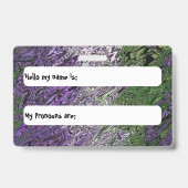 Smerige Groovy Funky Trippy Genderqueer Trots Badge (Achterkant)