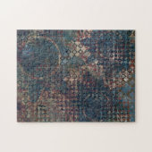 Smerige patronen met rommelige patchwork van textu legpuzzel (Horizontaal)