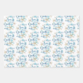 SMERsons Greetings Script Inpakpapier Vel (Voorkant)