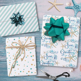 SMERsons Greetings Script Inpakpapier Vel