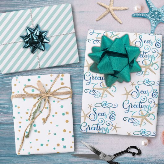 SMERsons Greetings Script Inpakpapier Vel