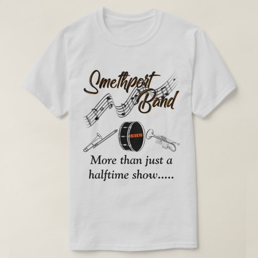 Smethport Band Support Light Shirt (Design voorkant)
