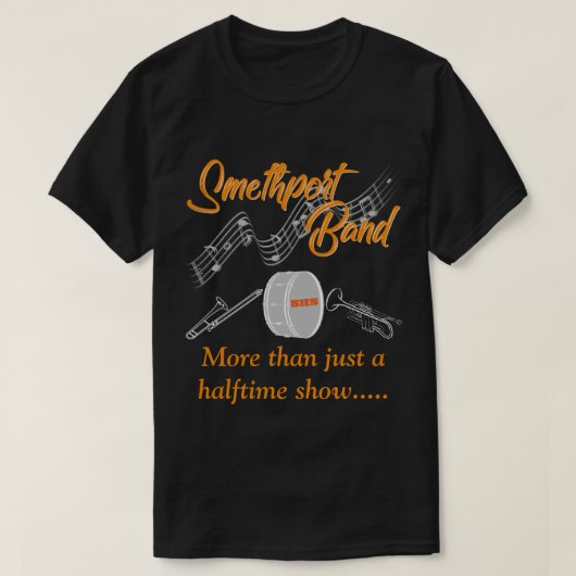 Smethport Band Supporter Dark Shirt (Design voorkant)