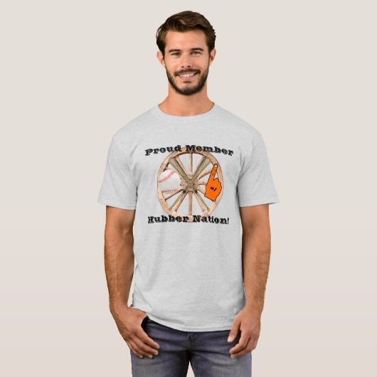 Smethport Hubber Nation Honkbal Softbal Fan LT T-shirt (Voorkant volledig)