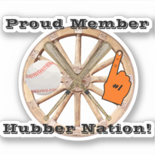 Smethport Hubber Nation Honkbal Softbal Fan Sticker