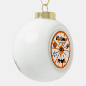 Smethport Hubber Pride kerstversiering Keramische Bal Ornament (Links)