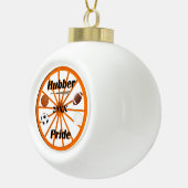 Smethport Hubber Pride kerstversiering Keramische Bal Ornament (Rechts)