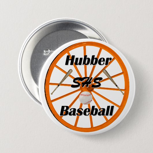 Smethport Hubbers Baseball Fan Button (Voorkant /achterkant)