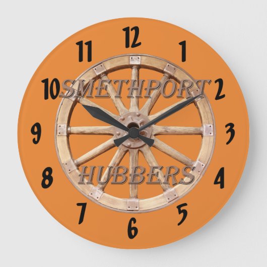 Smethport Hubbers Fan Clock Grote Klok (Voorkant)