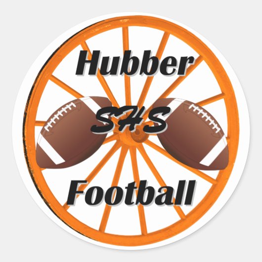 Smethport Hubbers Football Fan Stickers (Voorkant)