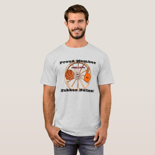 Smethport Hubbers Hubber Nation Basketbal LT T-shirt (Voorkant volledig)