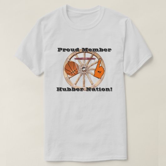 Smethport Hubbers Hubber Nation Basketbal LT T-shirt (Design voorkant)