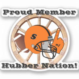 Smethport Hubbers Hubber Nation Football Fan Sticker