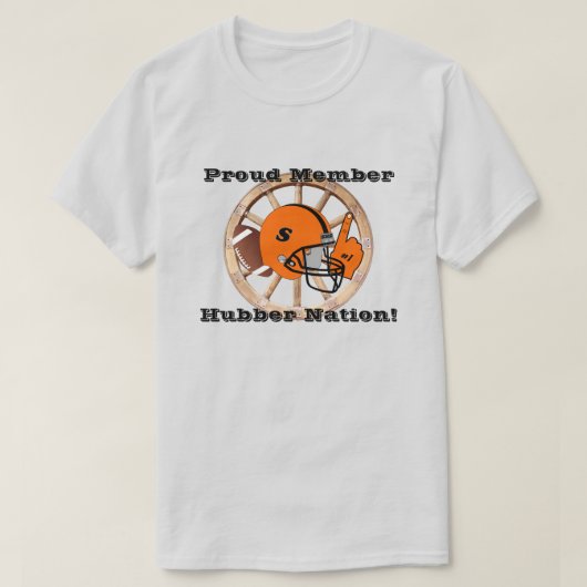 Smethport Hubbers Hubber Nation Football Helm LT T-shirt (Design voorkant)