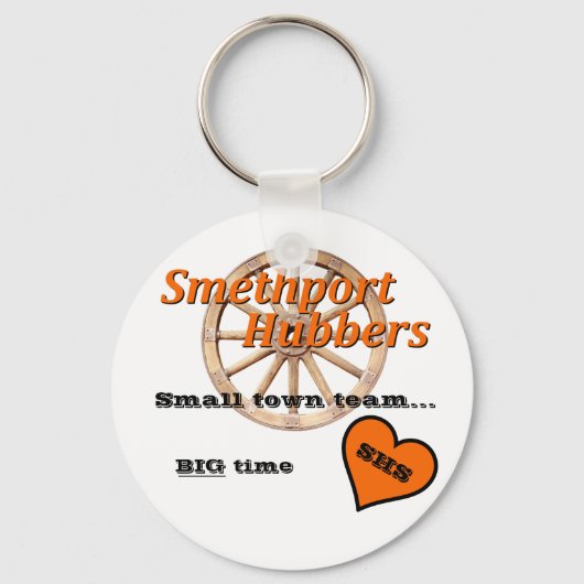 Smethport Hubbers Small Town Team Fan Sleutelhanger (Voorkant)