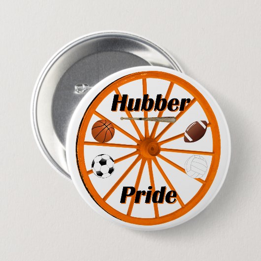 Smethport Hubbers Sports Support Button (Voorkant /achterkant)