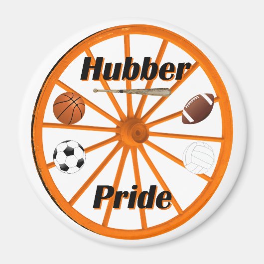 Smethport Hubbers Sportsupporter Magnet (Voorkant)