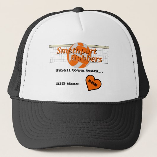Smethport Hubbers Volleyball Fan Trucker Pet (Voorkant)