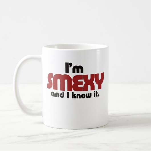 Smexy en ik weet het koffiemok (Links)
