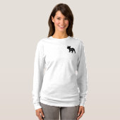 SMF Outline L Borst en Ronde Rug T-shirt (Voorkant volledig)