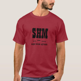 SMH Shaking My Head Afkorting, Morse Code Latijn T-shirt