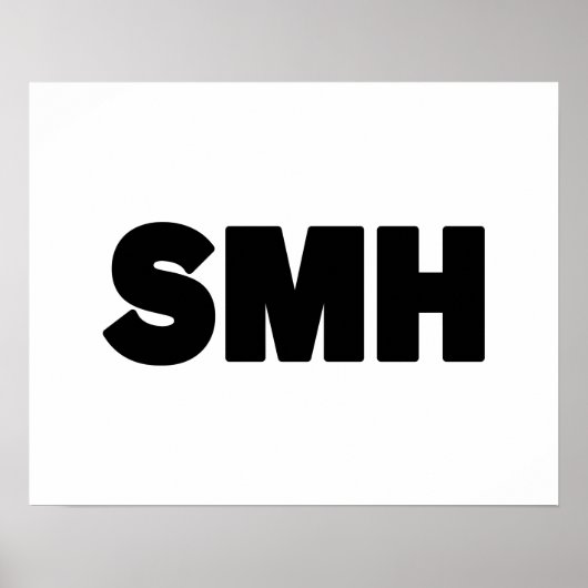 SMH | Tekst Slang Poster (Voorkant)
