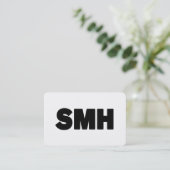 SMH | Tekst Slang Visitekaartje (Staand voorkant)