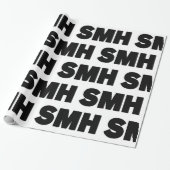 SMH | Text Slang Cadeaupapier (Uitgerold)