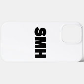 SMH | Text Slang Case-Mate iPhone Case (Achterkant (horizontaal))
