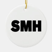 SMH | Text Slang Keramisch Ornament (Voorkant)