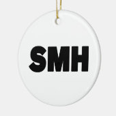 SMH | Text Slang Keramisch Ornament (Links)