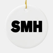SMH | Text Slang Keramisch Ornament (Achterkant)