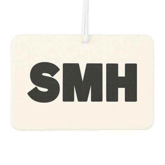 SMH | Text Slang Luchtverfrisser (Achterkant)