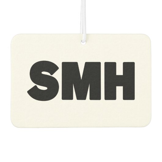 SMH | Text Slang Luchtverfrisser (Voorkant)