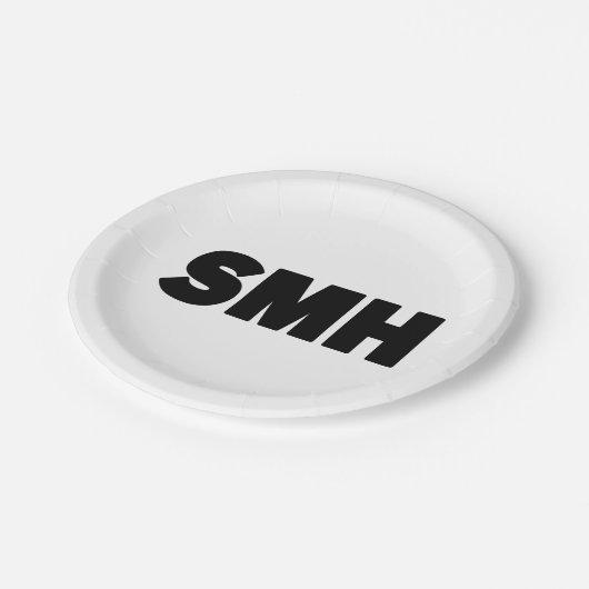 SMH | Text Slang Papieren Bordje (Gekanteld)