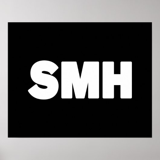 SMH | Text Slang Poster (Voorkant)