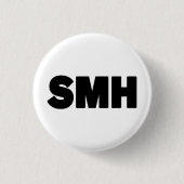 SMH | Text Slang Ronde Button 3,2 Cm (Voorkant)