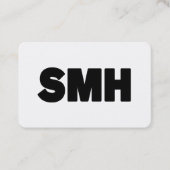 SMH | Text Slang Visitekaartje (Voorkant)