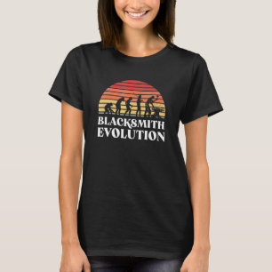 Smid Evolutie Goudsmid Hamer Ambacht Aambeeld T-shirt