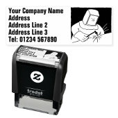 smid of metaalbewerker  zelfinktende stempel